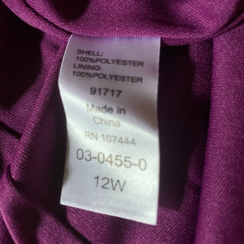 Jessica London Purple Sleeveless Dress - Picture 5 of 6